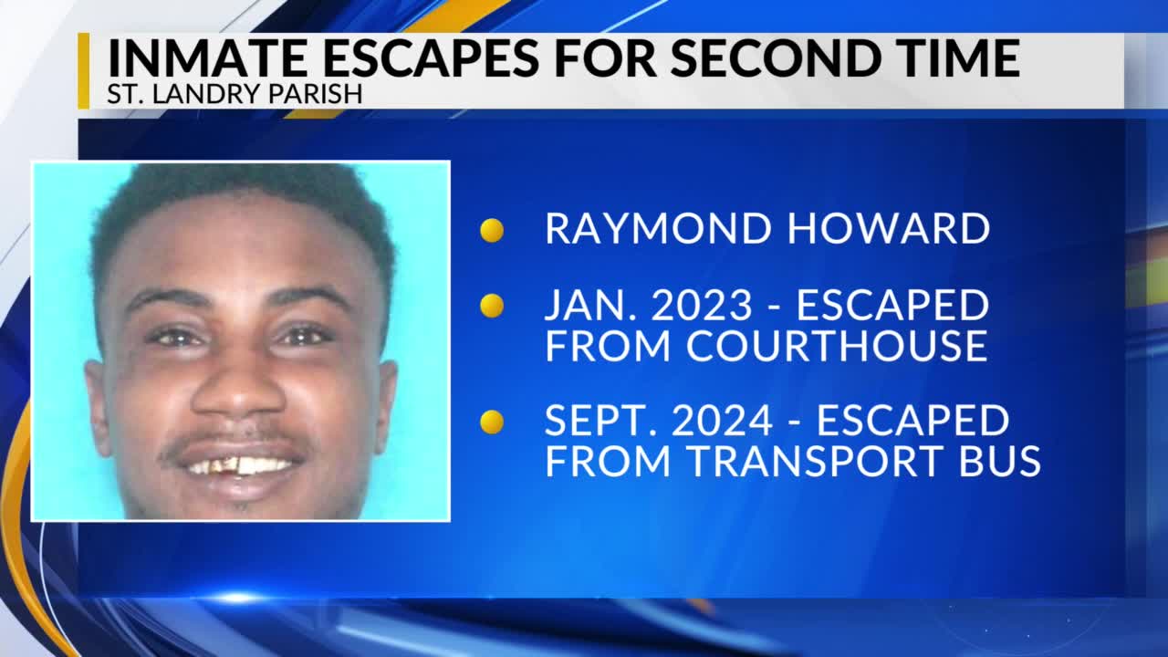 Inmate escapes for second time in two years – WKRG News 5