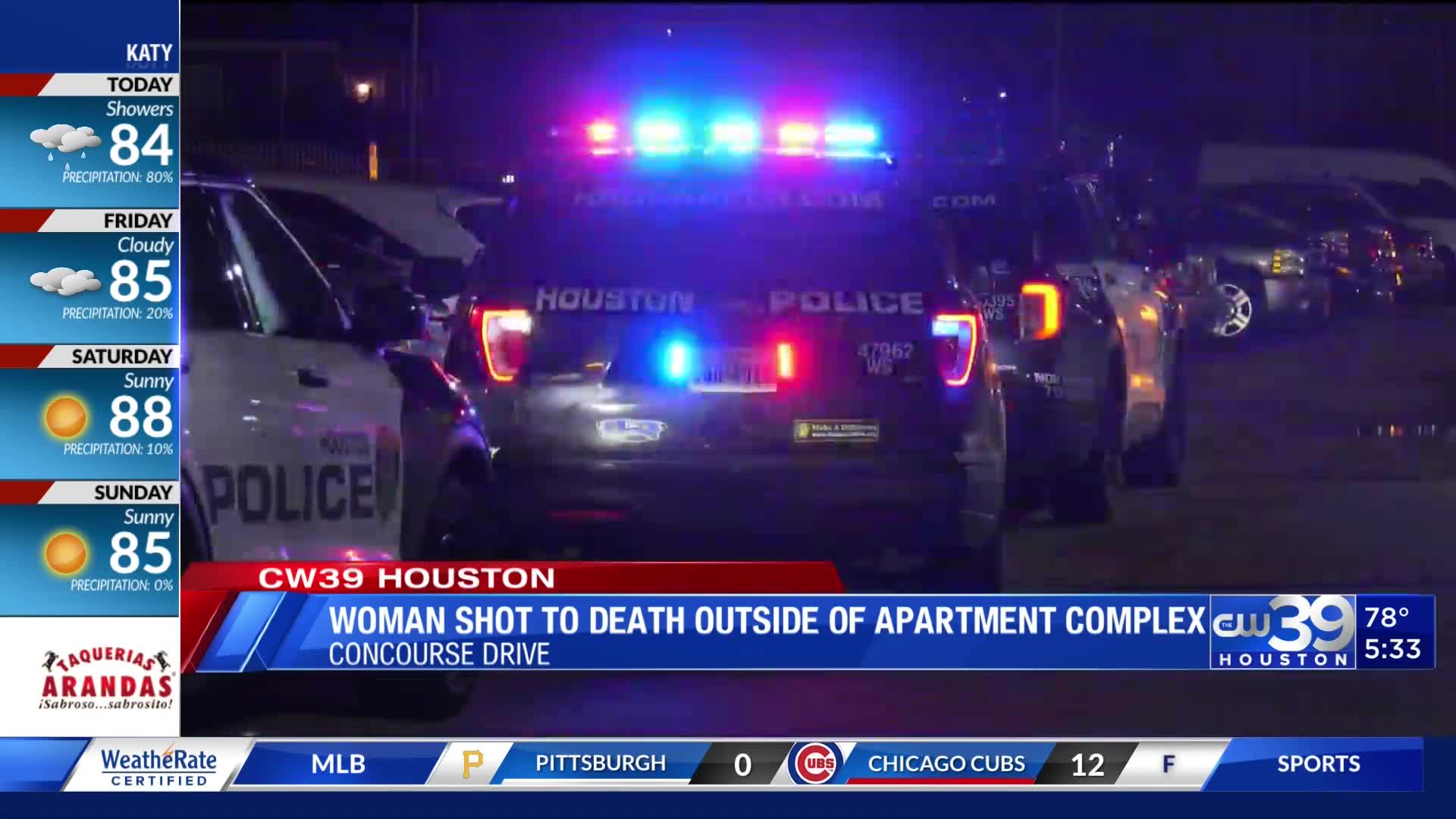 Woman shot to death outside of apartment complex in SW Houston | CW39 ...